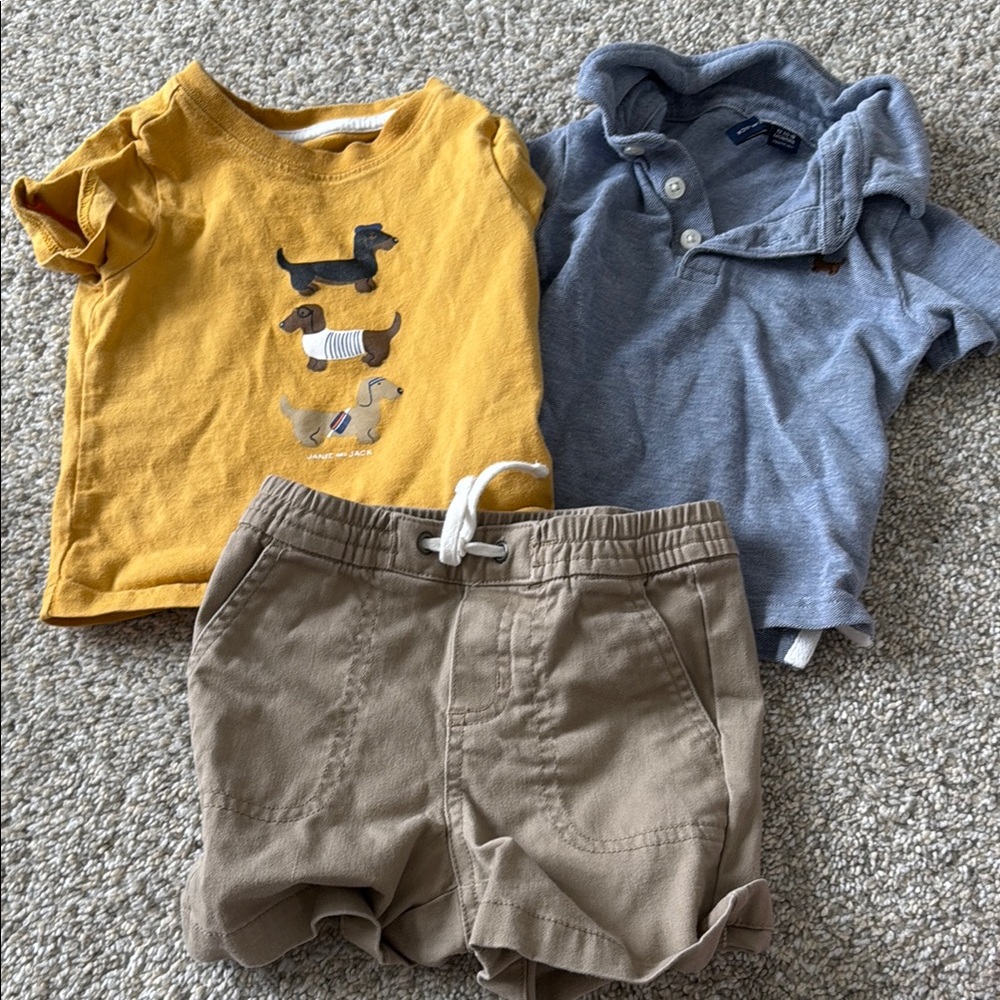 Janie and Jack T-Shirt and Shorts Set